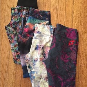 3 Mossimo 1 Fabletics leggings. Small S Medium M